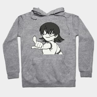 I draw smug tomo pointing / azumanga daioh meme Hoodie